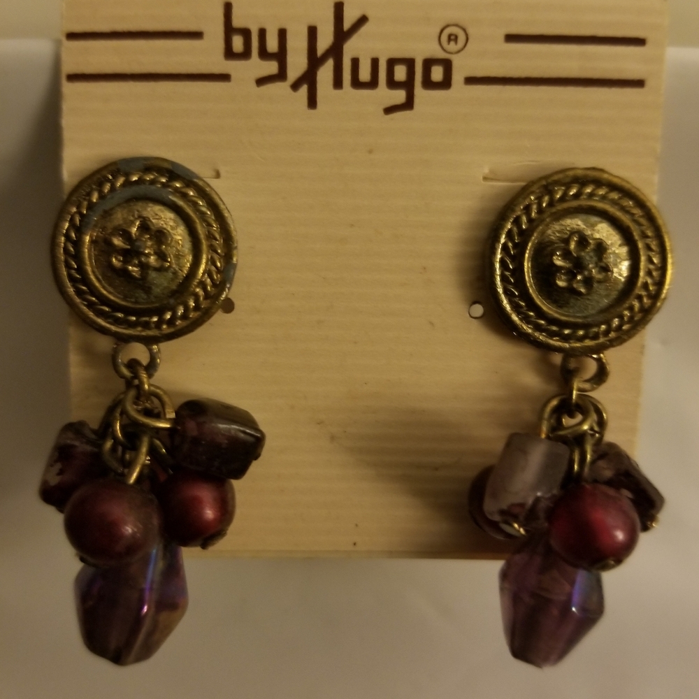 NWT by Hugo Vintage Style Earrings